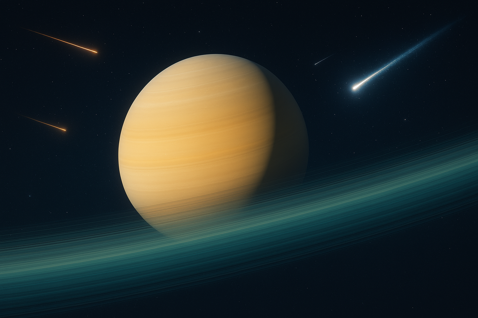 Saturn panoramic view